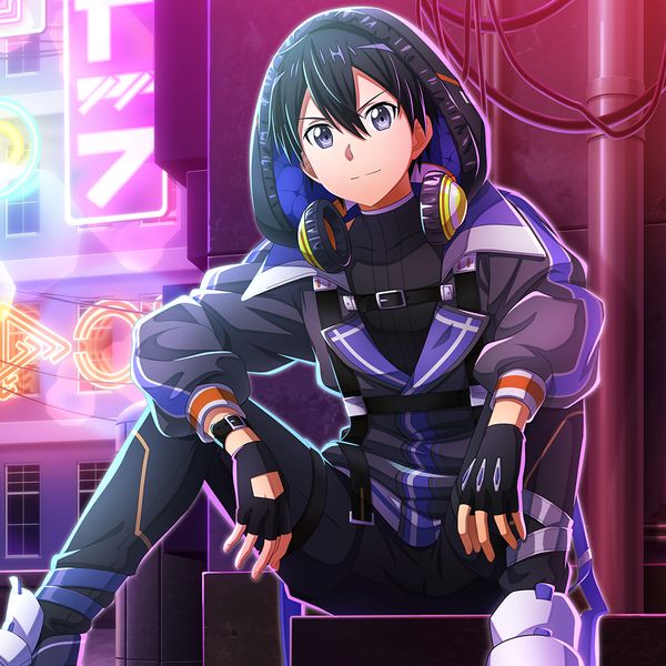 Character Kirito [On a Street at Night...] SAO IF