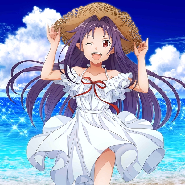 Character Yuuki [Sunlight on the Beach] SAO IF